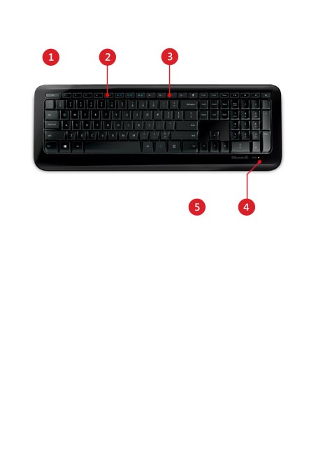 microsoft wireless keyboard 850 without first connect